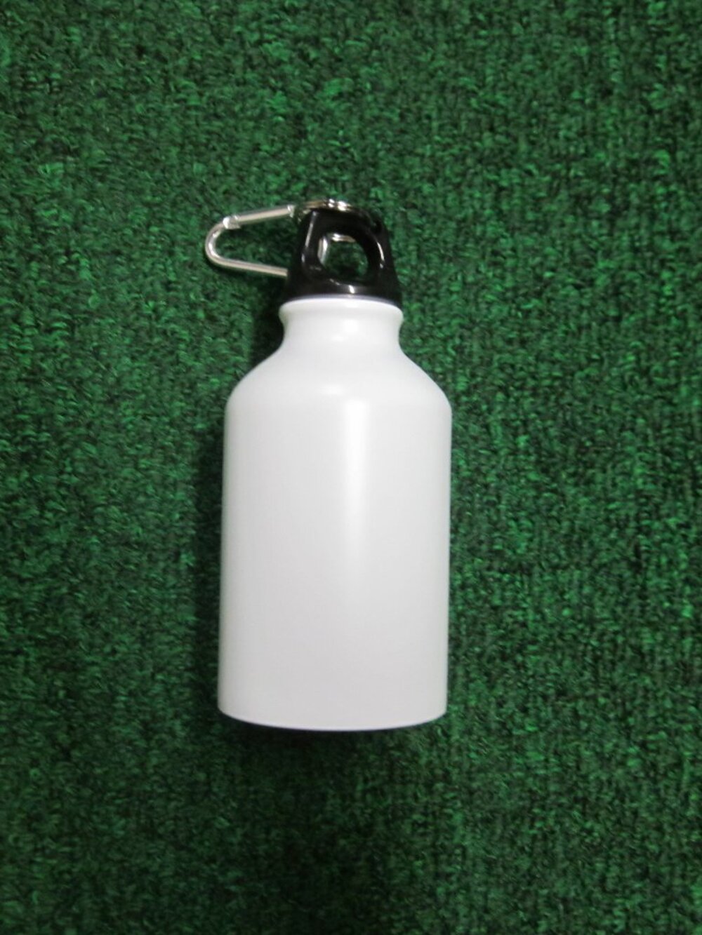 8 oz White Aluminum Water Bottle